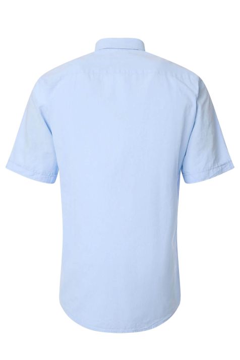 Camisa Hombre Casamoda Classic Lisa cuello Italiano Manga corta