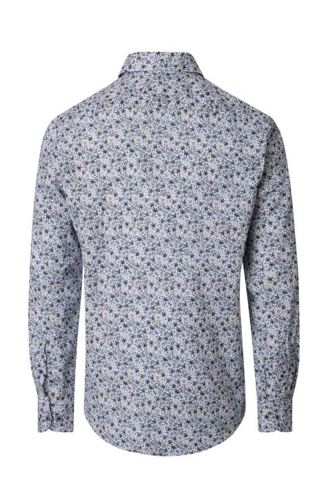 Men's Shirt Casamoda Classic Patterned collar Button down Long sleeve