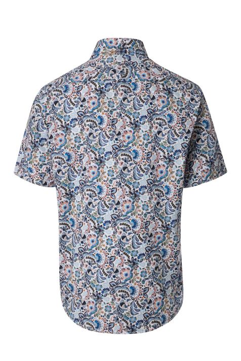 Men's Shirt Casamoda Classic Patterned collar Button down Short sleeve