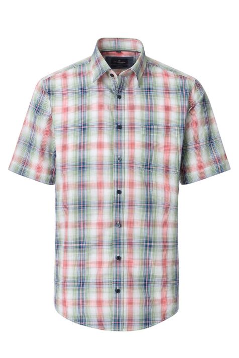 Chemise Homme Casamoda Classic Carreaux col Classique Manche courte