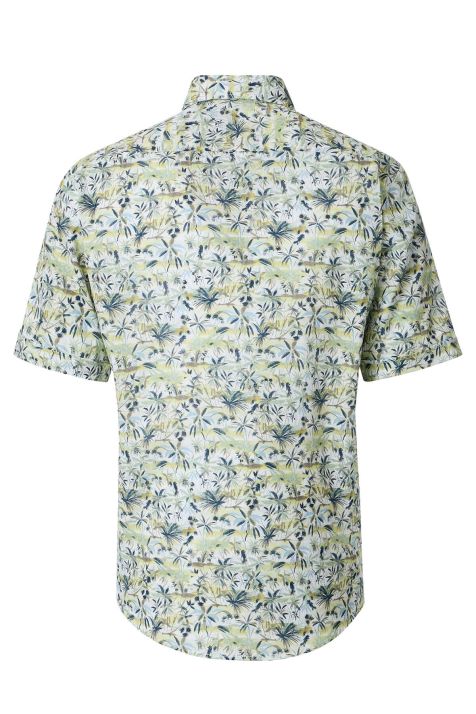 Men's Shirt Casamoda Classic Patterned collar Italian Short sleeve