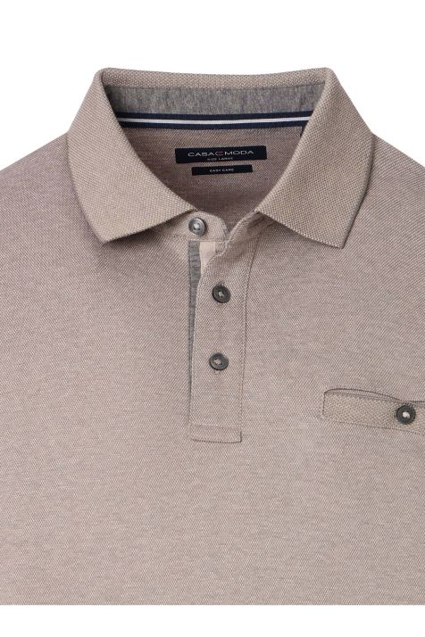 Men's Polo shirt Casamoda Classic Stripe Long sleeve