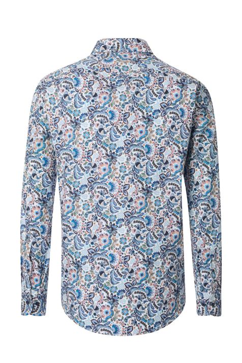 Men's Shirt Casamoda Classic Patterned collar Button down Long sleeve