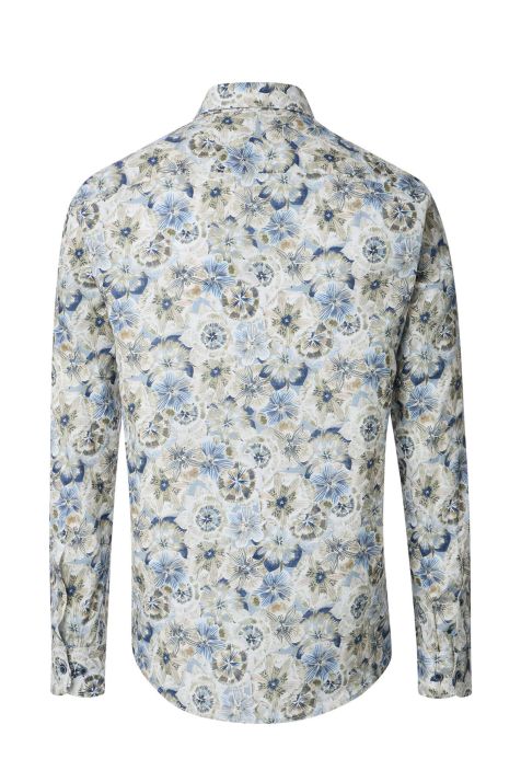 Men's Shirt Casamoda Classic Patterned collar Italian Long sleeve