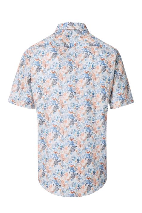 Men's Shirt Casamoda Classic Patterned collar Italian Short sleeve