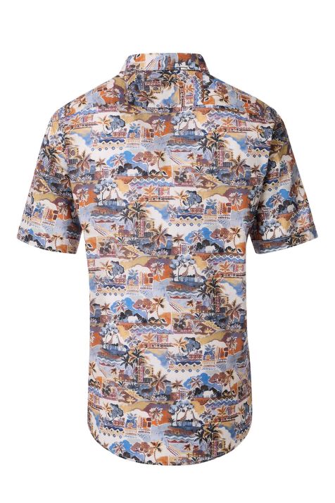 Chemise Homme Casamoda Comfort Motifs col Classique Manche courte