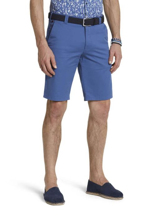 Hose Herren Meyer Bermuda Regular Einfarbig