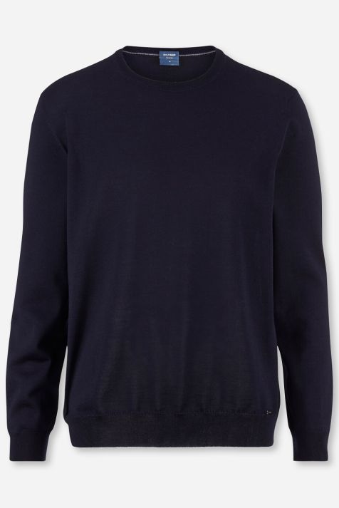 Men's Knitwear Olymp Crew-neck Classic Plain 100% wool