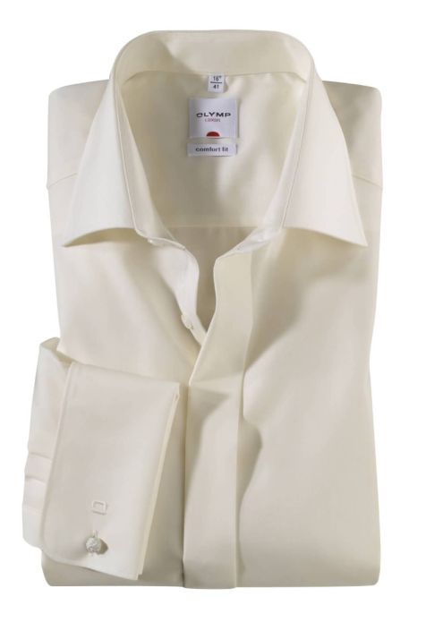 Men's Shirt Olymp Comfort Not Iron Plain collar Italian Long sleeve