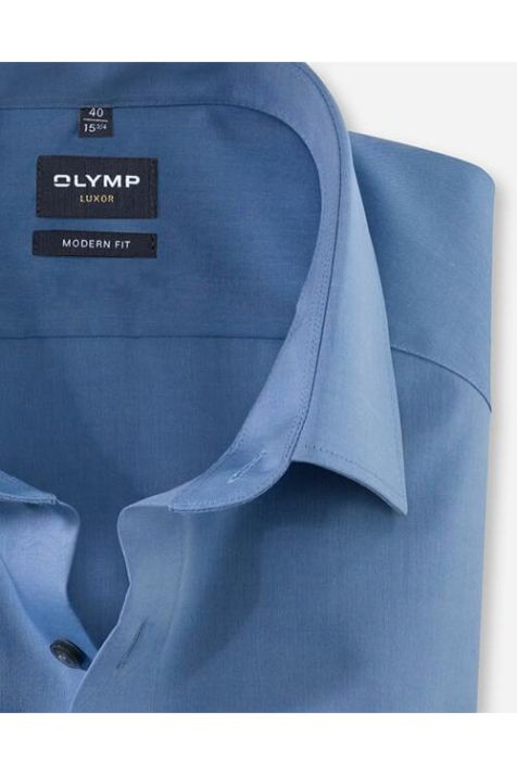 Men's Shirt Olymp Classic Plain collar French Short sleeve
