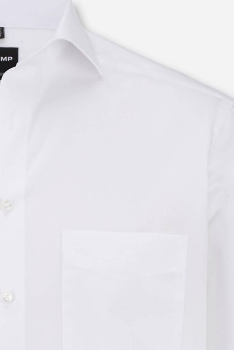 Chemise Homme Olymp Classic Sans Repassage Uni col Classique Manche longue
