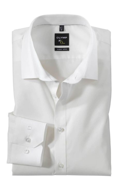 Men's Shirt Olymp Slim Plain collar Italian Long sleeve