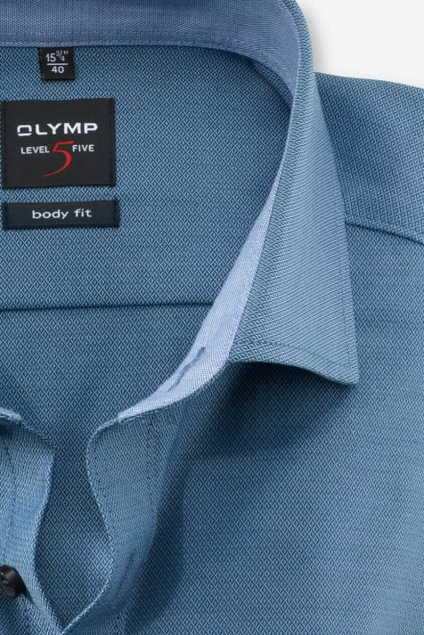 Men's Shirt Olymp Regular Plain collar French Long sleeve