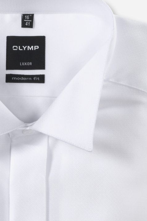 Men's Shirt Olymp Classic Not Iron Plain collar Wing  Long sleeve