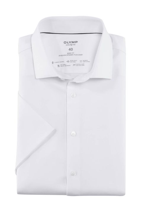 Men's Shirt Olymp Regular Plain collar French Short sleeve
