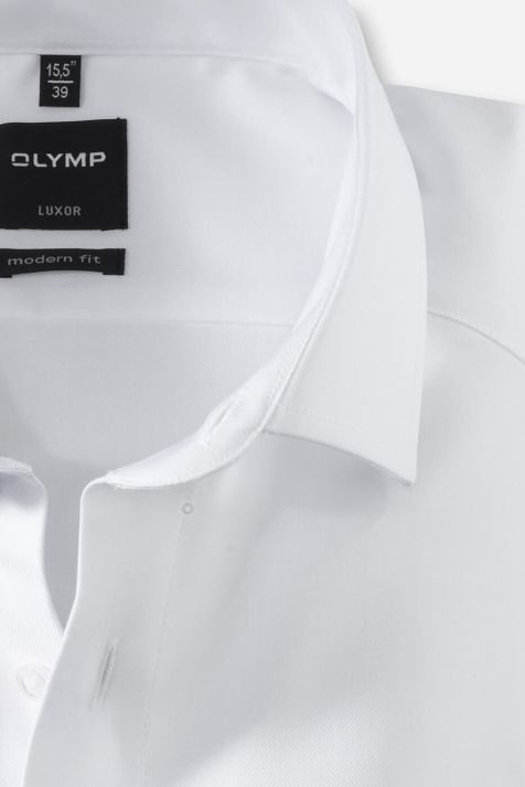 Men's Shirt Olymp Classic Not Iron Plain collar Italian Long sleeve