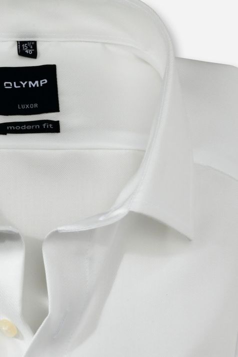 Hemd Herren Olymp Classic Bügelfreie Einfarbig kragen Italienisch Lange Ärmel