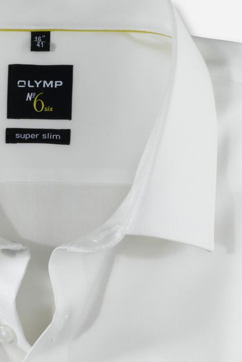 Men's Shirt Olymp Slim Plain collar Italian Long sleeve