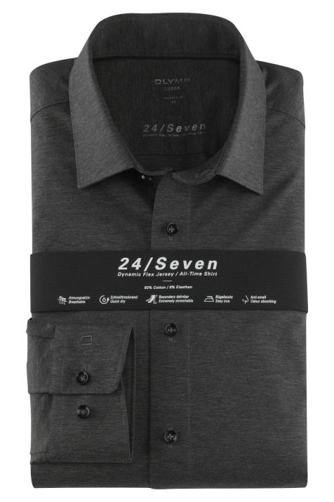 Men's Shirt Olymp Classic Plain collar Italian Long sleeve