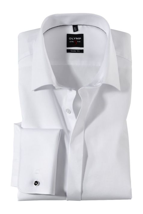 Men's Shirt Olymp Regular Plain collar Italian Long sleeve