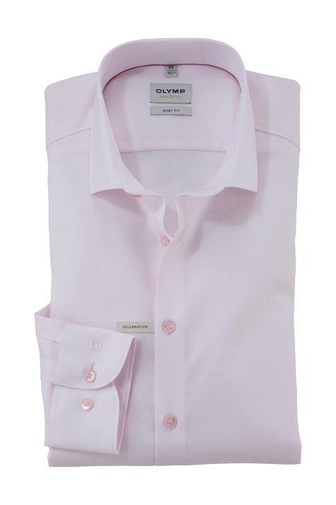 Men's Shirt Olymp Regular Plain collar French Long sleeve