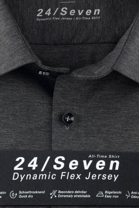 Men's Shirt Olymp Slim Plain collar French Long sleeve