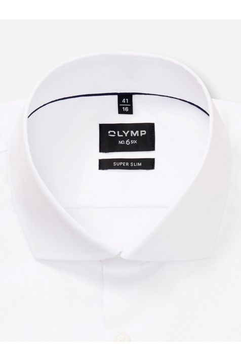 Camisa Hombre Olymp Slim Lisa cuello Francés Manga larga