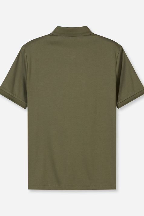 Poloshirt Herren Olymp Regular Einfarbig Kurze Ärmel