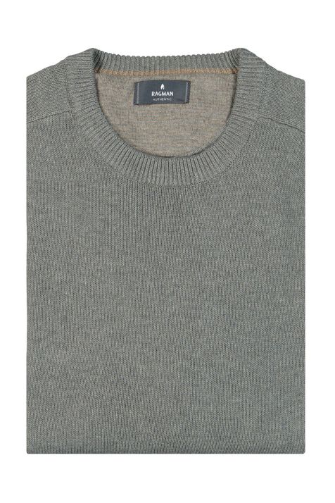 Strickwaren Herren Ragman Rundhalsausschnitt Classic