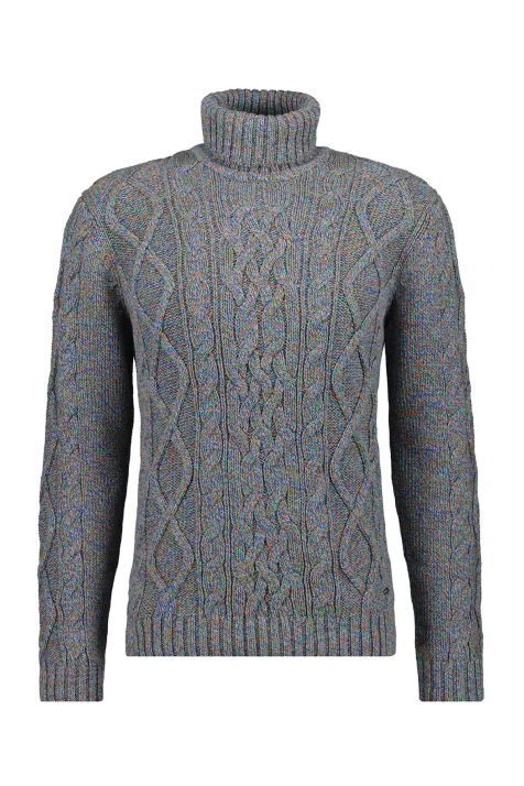 Strickwaren Herren Ragman hoher Kragen Classic 100 % Winterbaumwolle