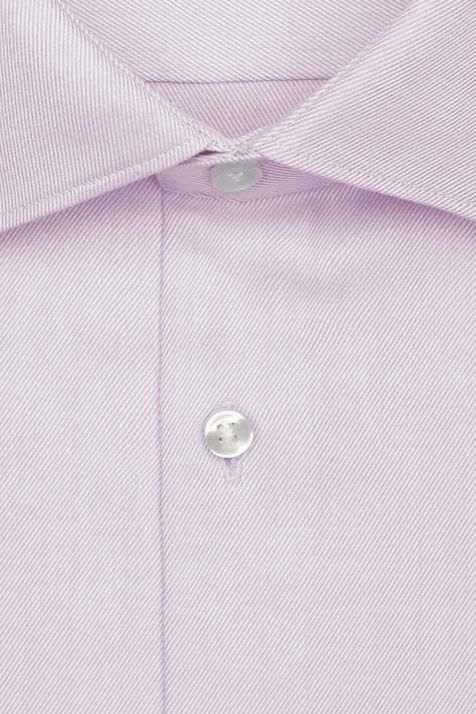 Men's Shirt Seidensticker Regular Not Iron Plain collar Italian Long sleeve