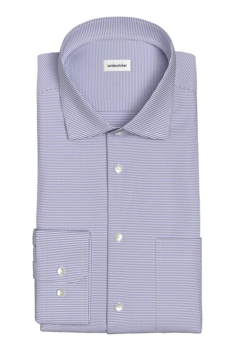 Camisa Hombre Seidensticker Comfort No Plancha cuello Italiano Manga larga