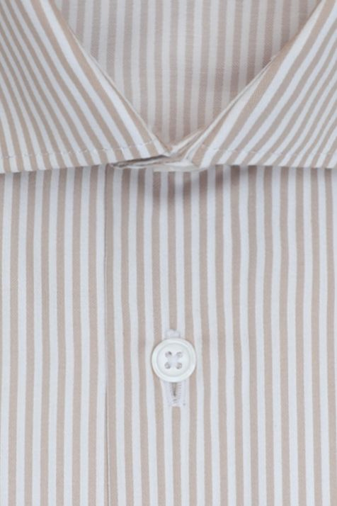 Hemd Herren Seidensticker Slim Streifen kragen Italienisch Lange Ärmel