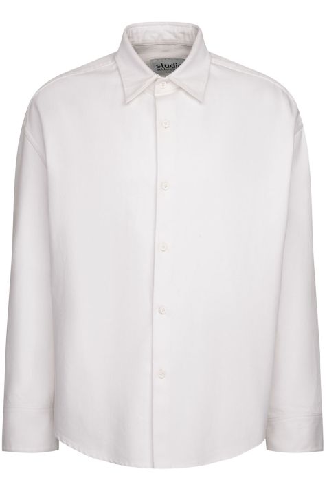 Men's Shirt Seidensticker Comfort Not Iron Plain collar Italian Long sleeve