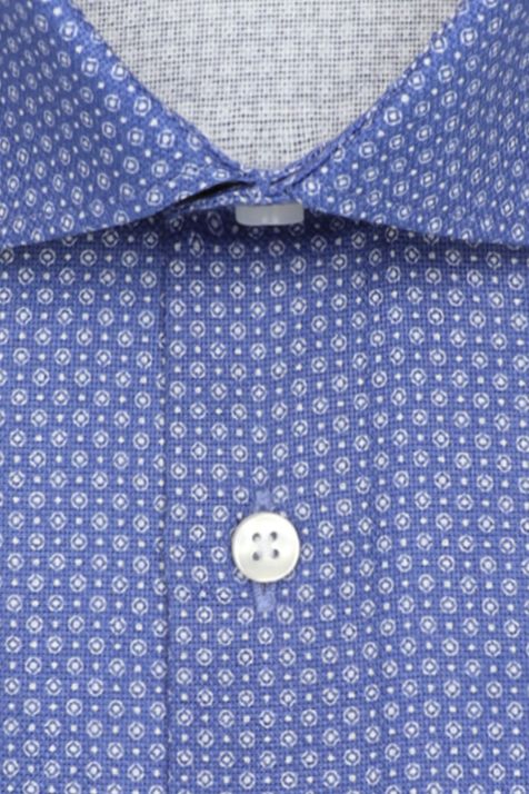 Hemd Herren Seidensticker Slim Muster kragen Italienisch Lange Ärmel