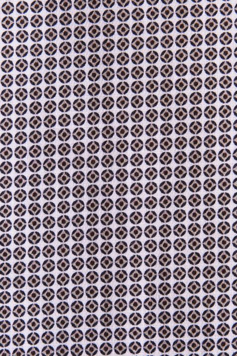 Camisa Hombre Seidensticker Regular Estampada cuello Italiano Manga corta