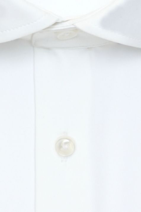 Men's Shirt Seidensticker Slim Plain collar Italian Long sleeve