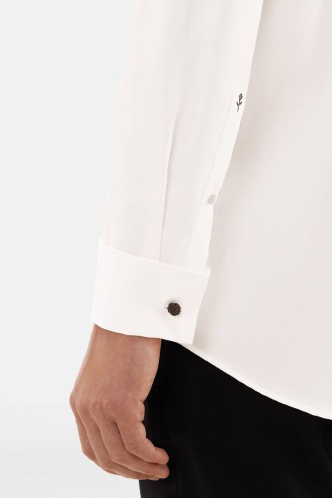 Men's Shirt Seidensticker Regular Plain collar Italian Long sleeve