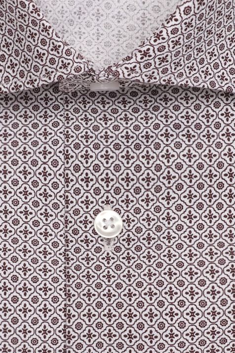 Hemd Herren Seidensticker Slim Muster kragen Italienisch Lange Ärmel