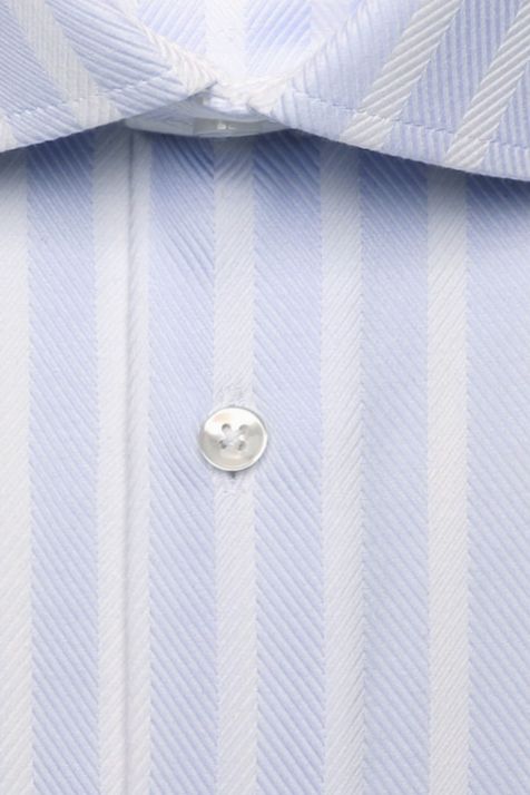 Hemd Herren Seidensticker Regular Streifen kragen Italienisch Lange Ärmel