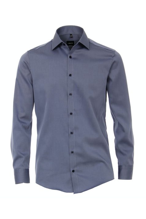 Camisa Hombre Venti Regular No Plancha Lisa cuello Francés Manga larga