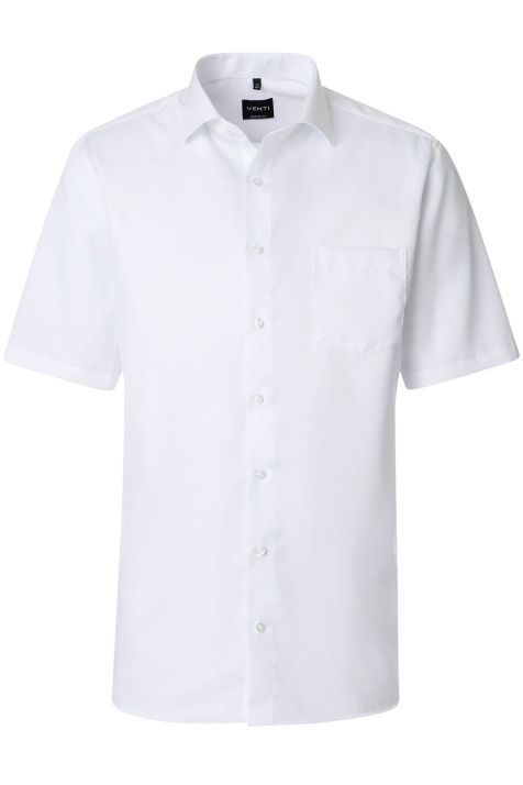 Men's Shirt Venti Comfort Plain collar Italian Short sleeve