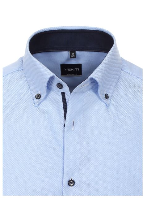 Men's Shirt Venti Regular Not Iron Plain collar Button down Long sleeve