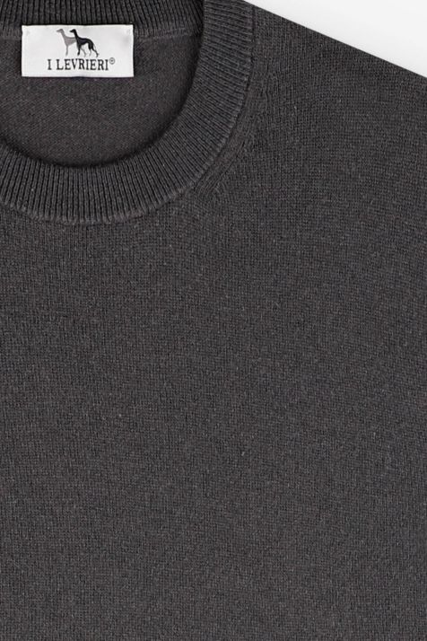 Strickwaren Herren I Levrieri Rundhalsausschnitt Regular Einfarbig 40% Wolle 30% Viskose 20% Polyamid 10% Kaschmir