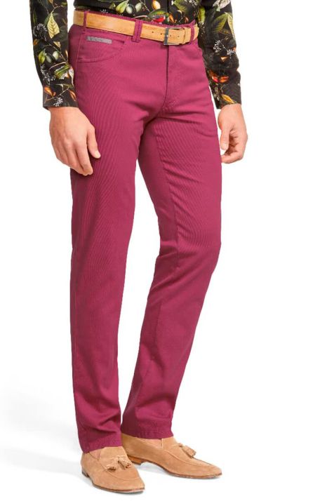 Hose Herren Meyer Chinos Regular Einfarbig 97% Baumwolle 3% elastan