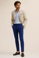 Trousers B-Settecento Slim KQ-B700-5037-MH700-81