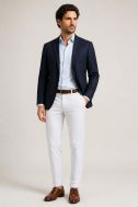 Trousers Moro Slim MORO-ME-2485-BIANCO