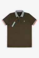 Polo shirt NOVE11 Slim SKT20AF09ESLIME6C