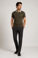 Polo shirt NOVE11 Slim SKT20AF09ESLIME6C