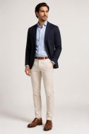 Trousers Yan Simmon Slim YAN-SIMMON-T503-OSTRO-OFFWHITE